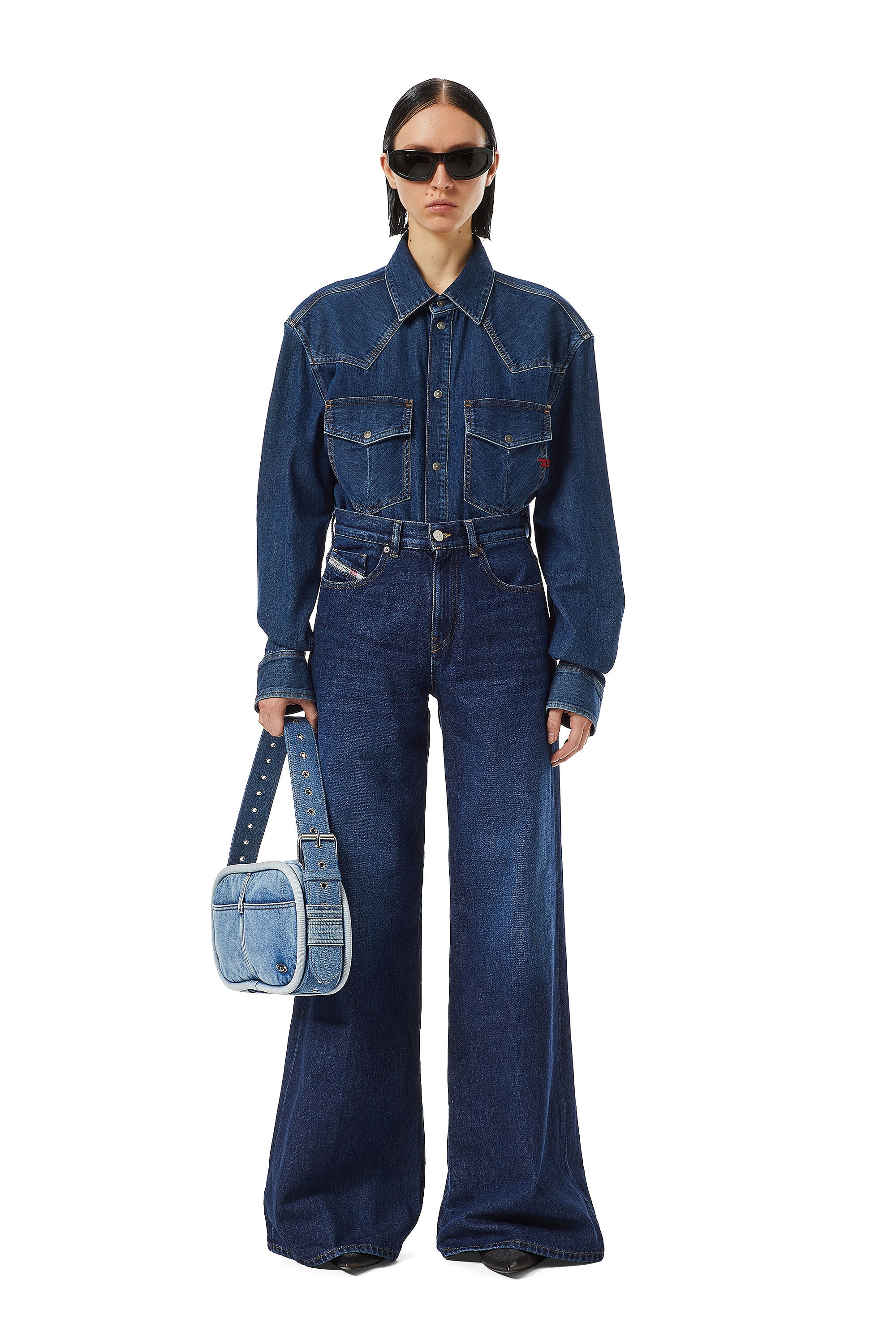 BOOTCUT AND FLARE JEANS 1978 D-AKEMI 09C03 - 2