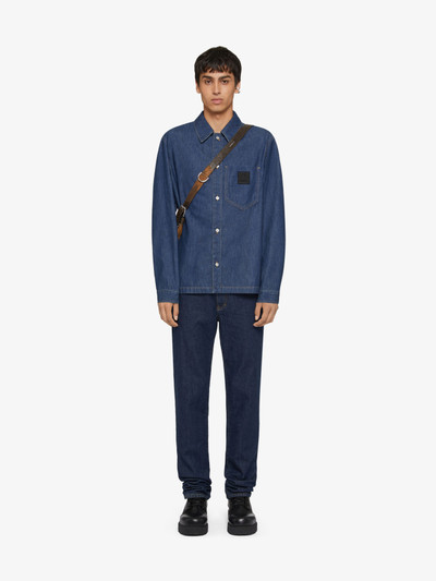 Givenchy BOXY FIT SHIRT IN DENIM outlook
