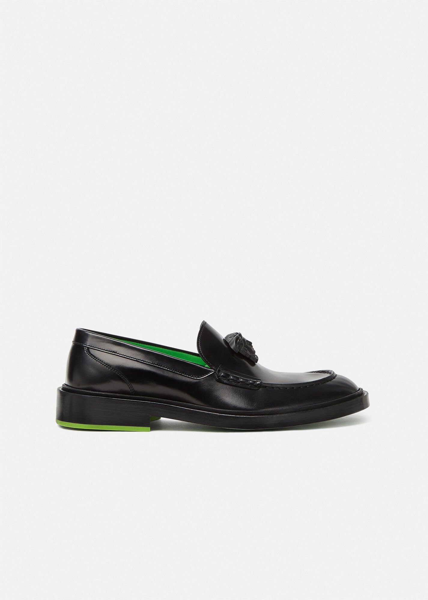 La Medusa Leather Loafers - 1