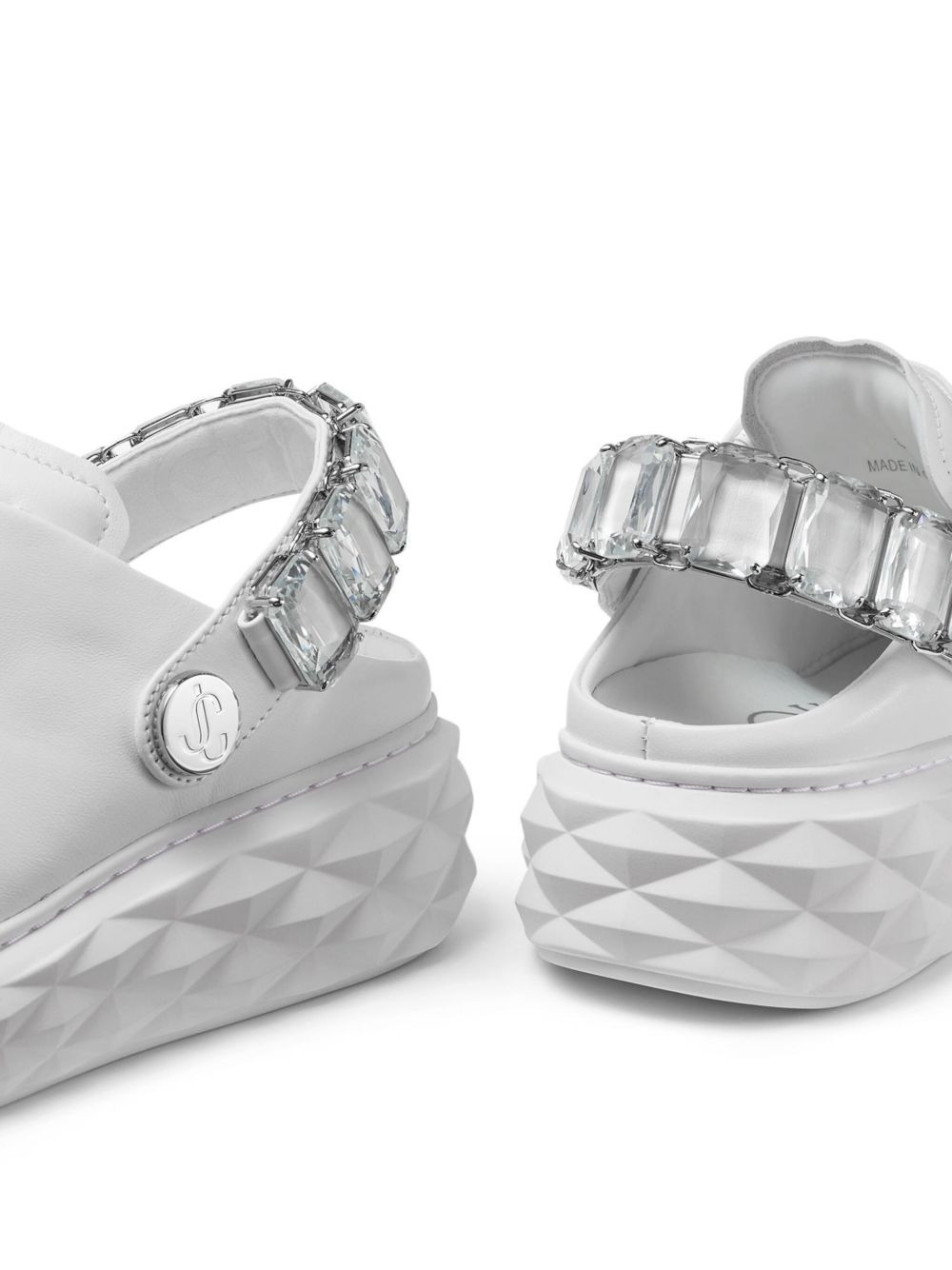 Diamond Maxi Crystal leather sneakers - 6