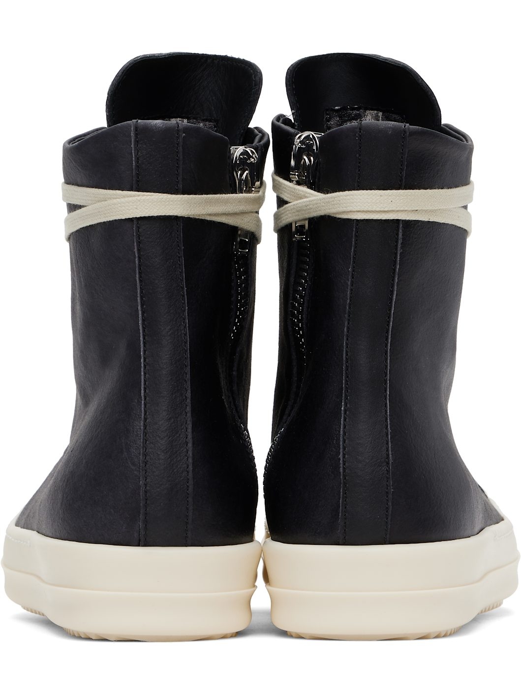 Black Hollywood Leather Sneakers - 2