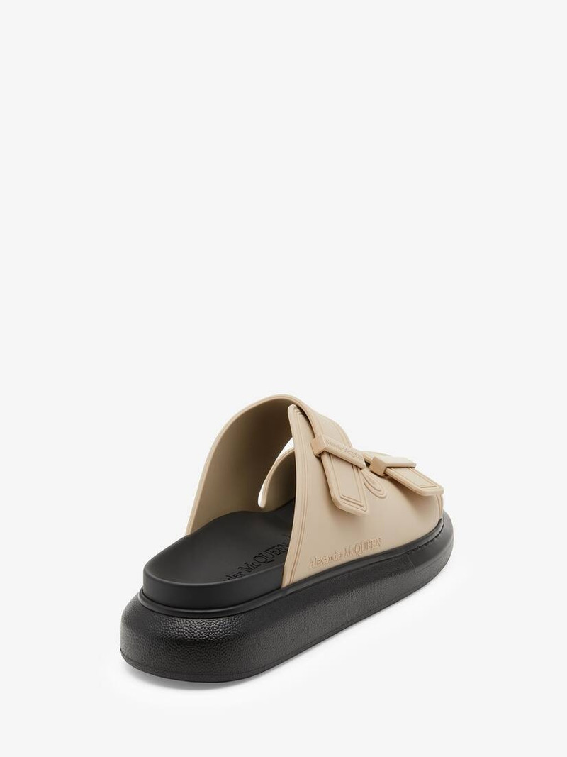 Alexander McQueen Men's Hybrid Slide in Beige outlook