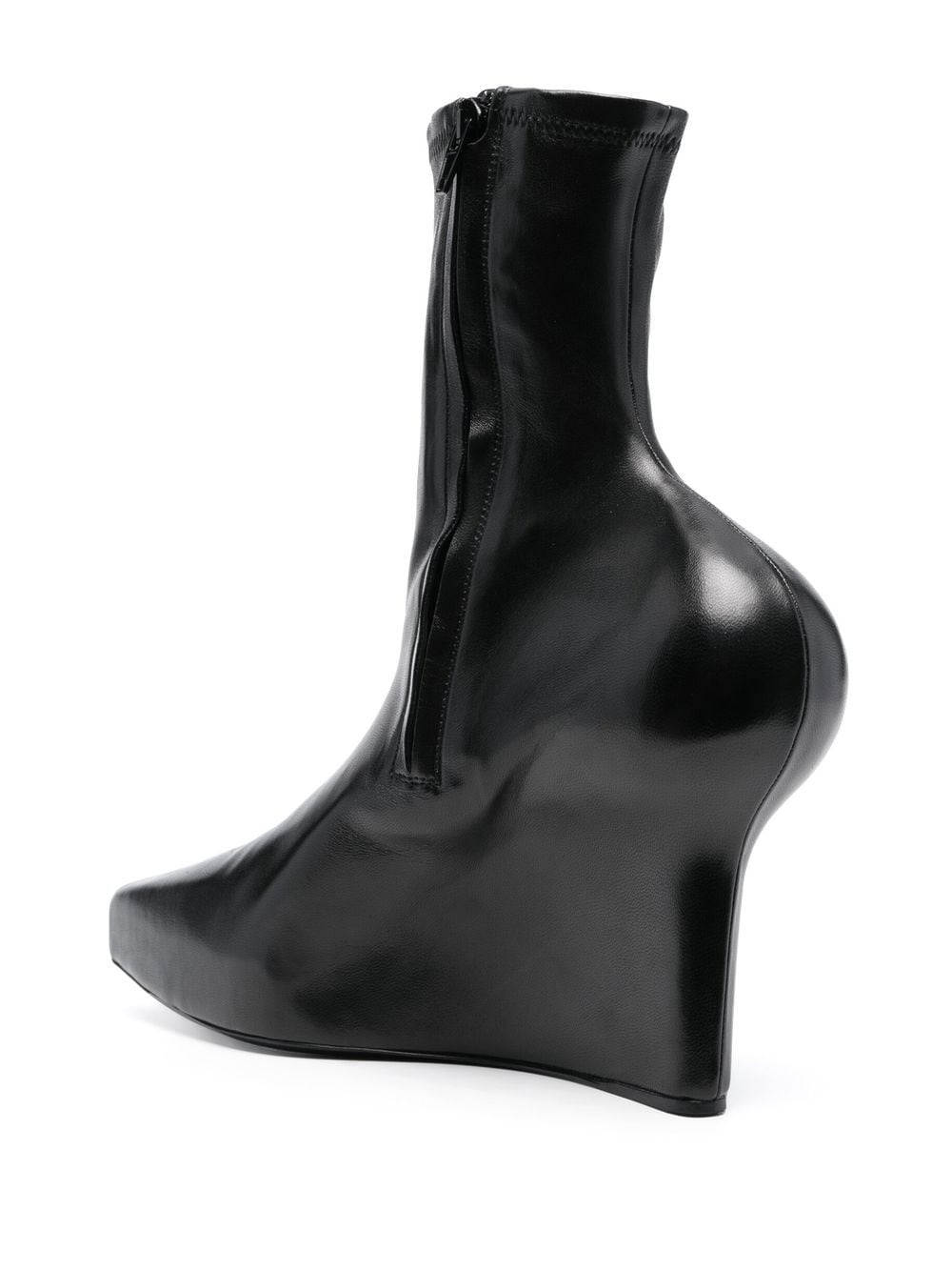 sculpted-detail 120mm ankle boots - 3