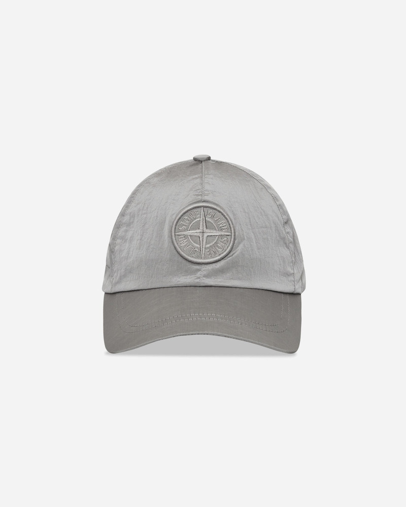 Stone Island Nylon Metal Baseball Cap Pearl Grey outlook