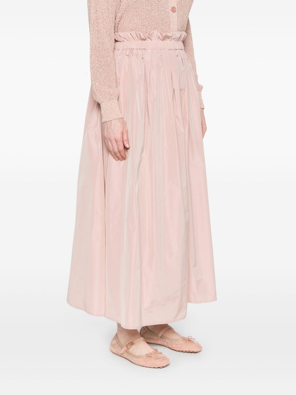 taffeta maxi skirt - 3