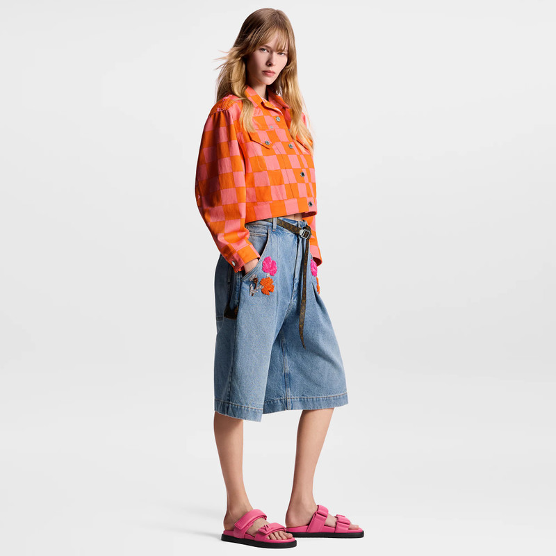 LV Sunset Flat Comfort Mule 6