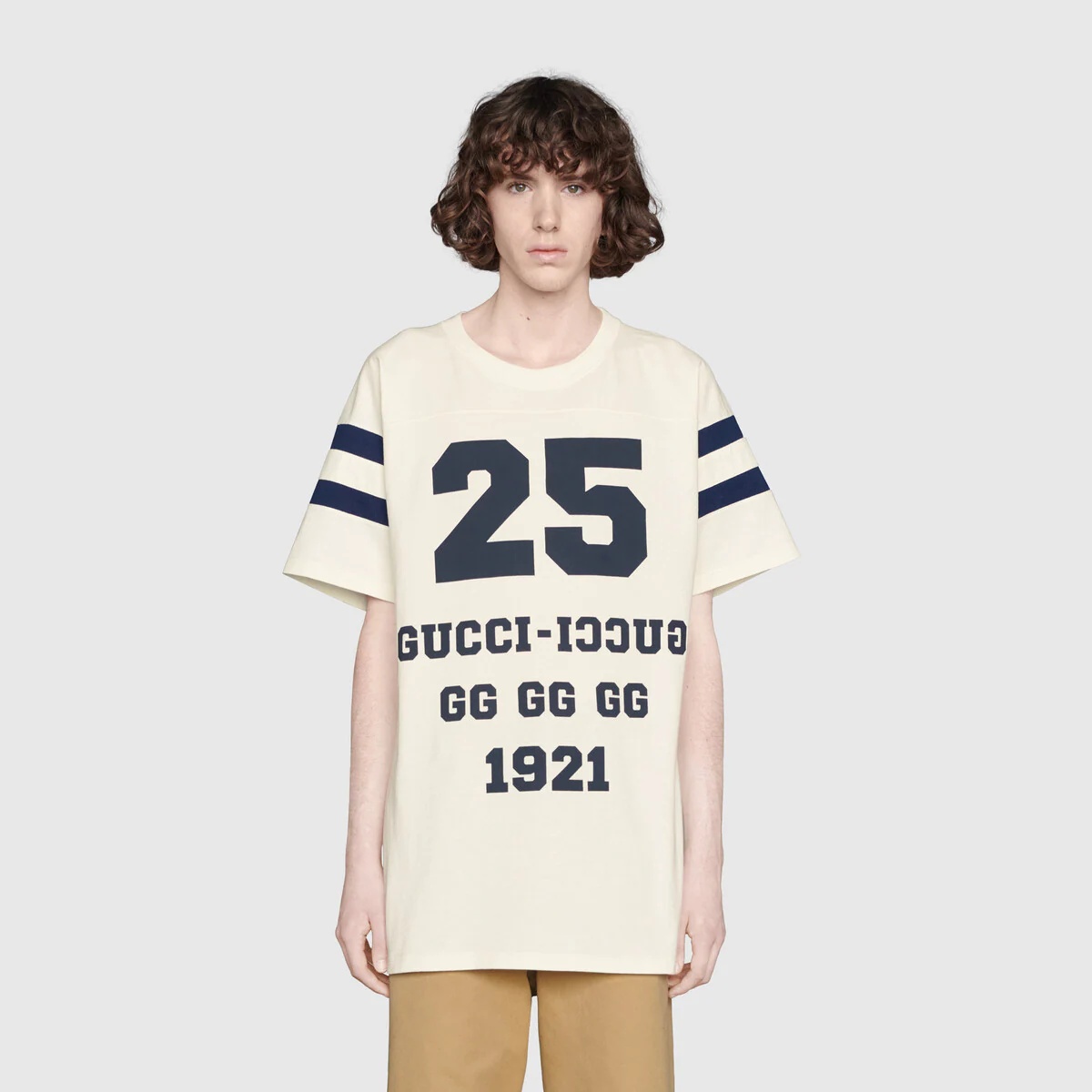 T-shirt with '25 Gucci' print - 4