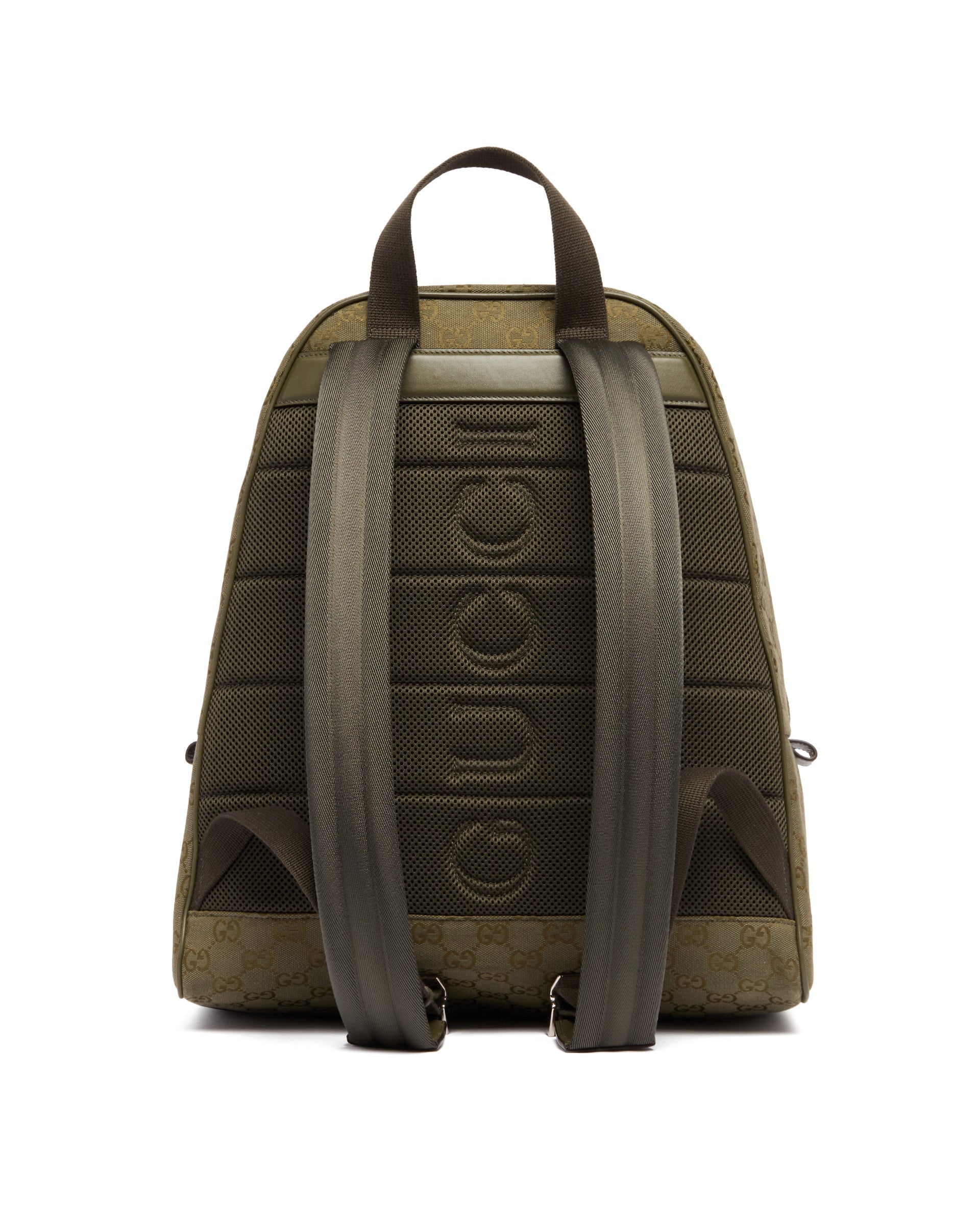 Green GG Fabric Backpack - 7
