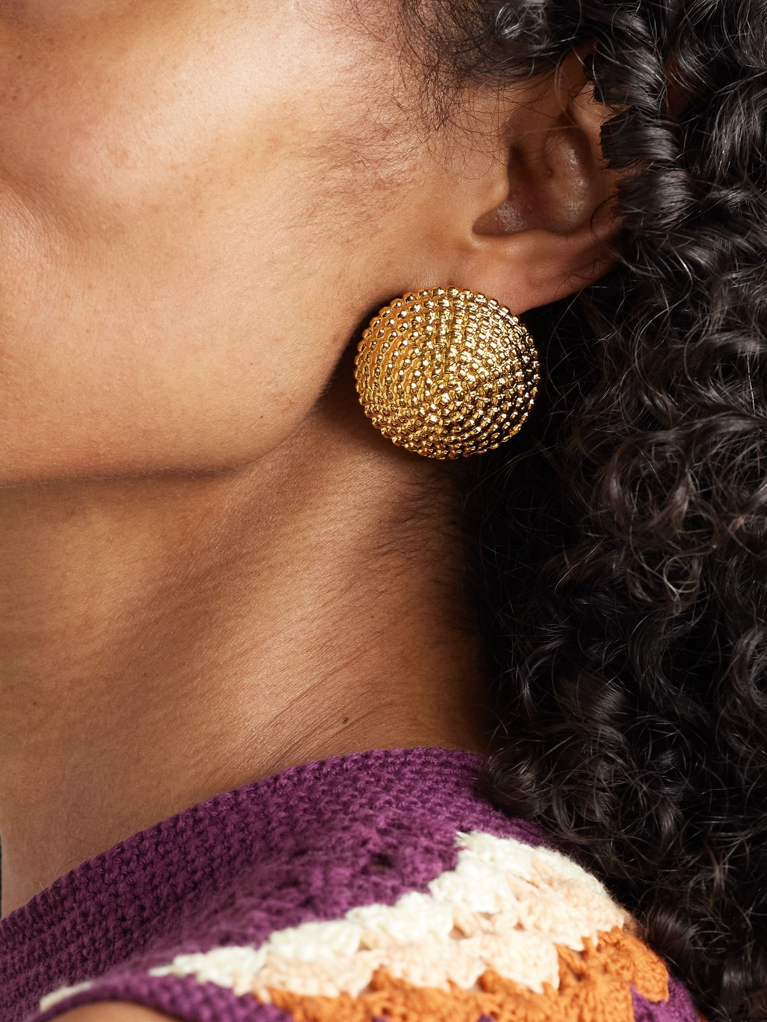 Tamsin gold-plated earrings Gold - 2