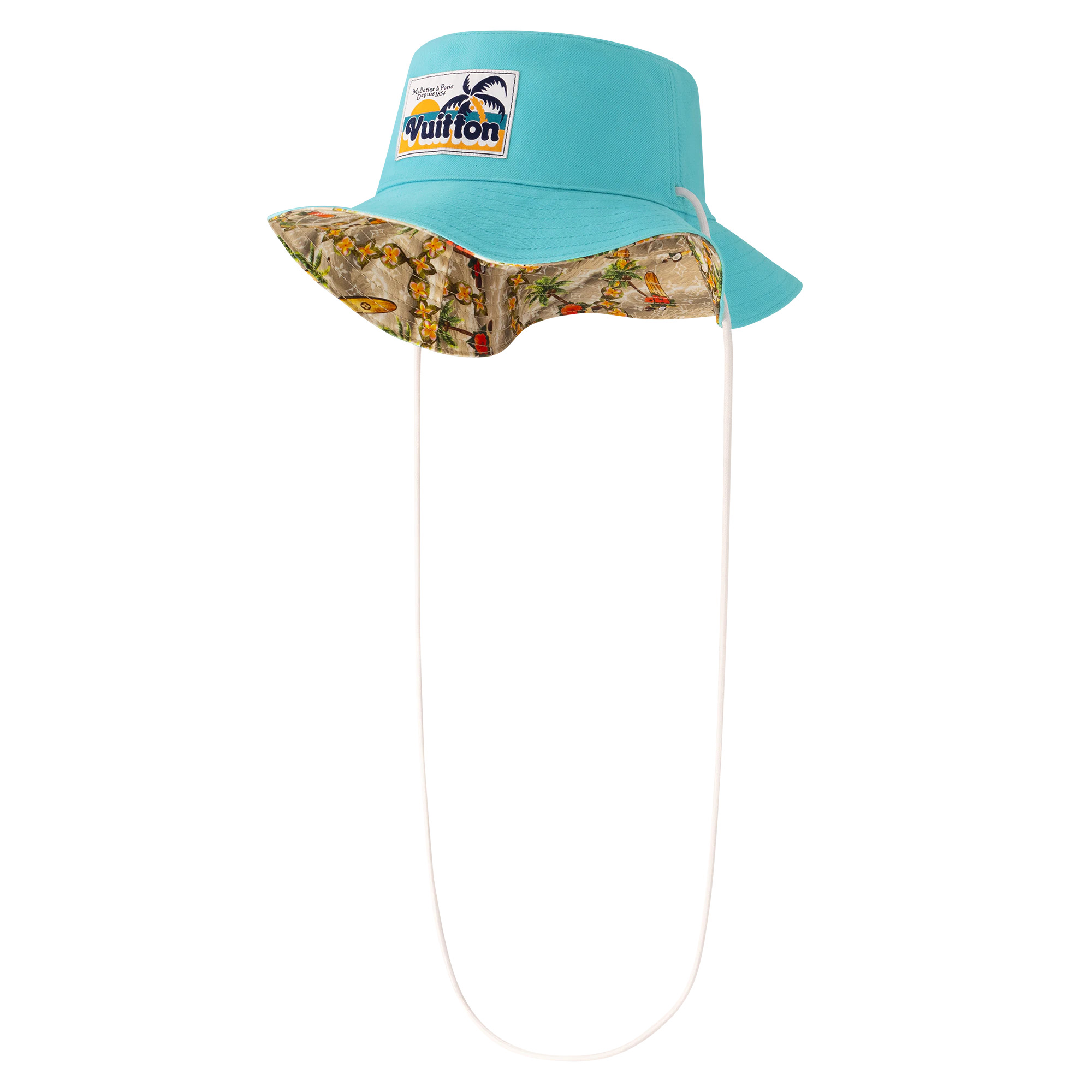 Surfin' Monogram Explorer Reversible Bucket Hat - 2