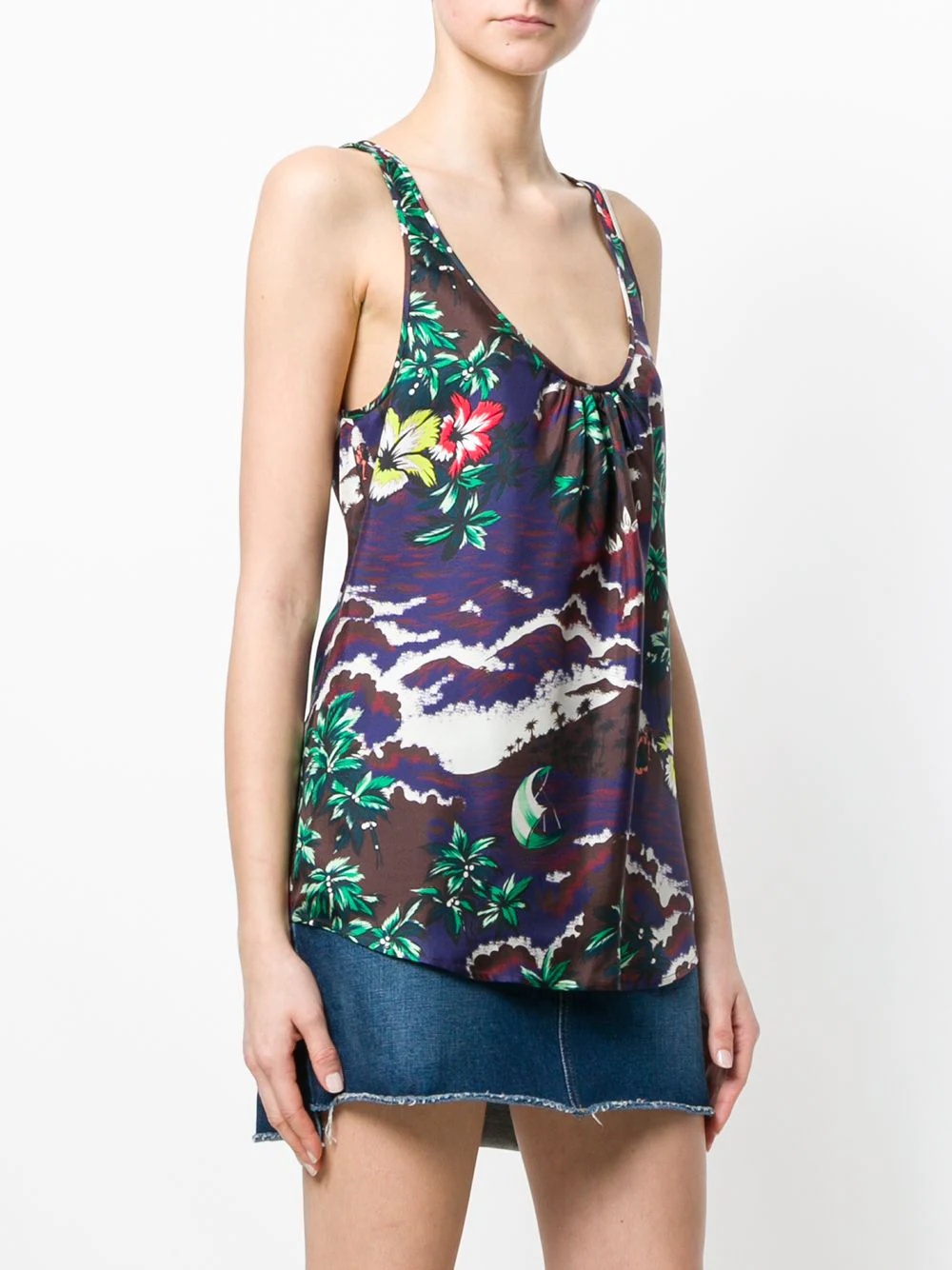 Aloha print tank top - 3
