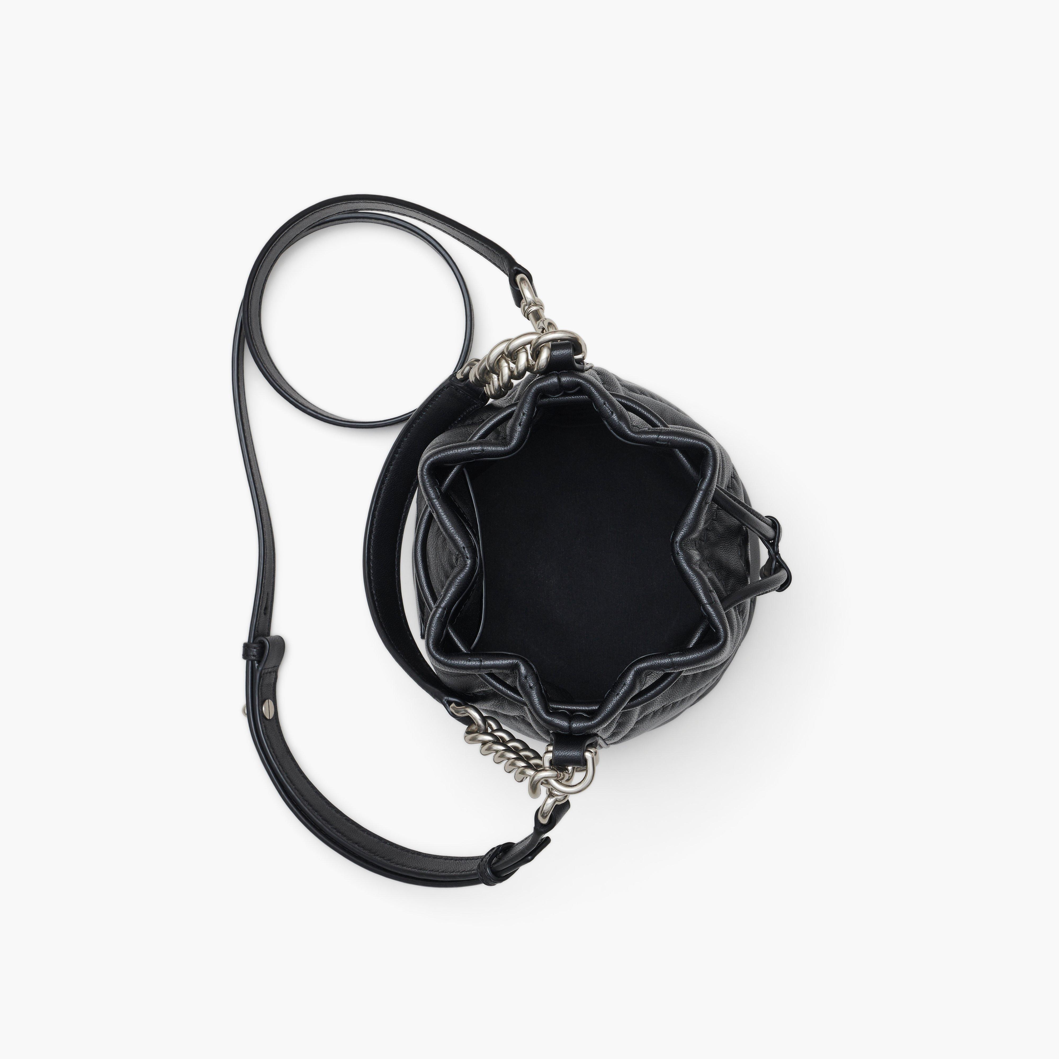 THE QUILTED LEATHER J MARC BUCKET BAG - 5