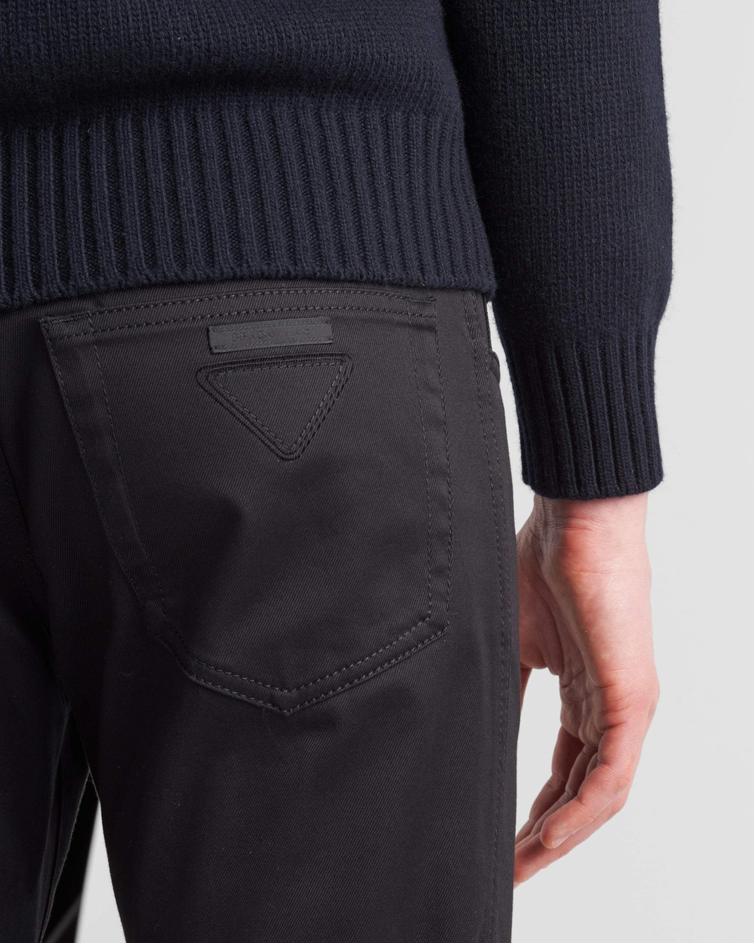 Five-pocket stretch drill pants - 4