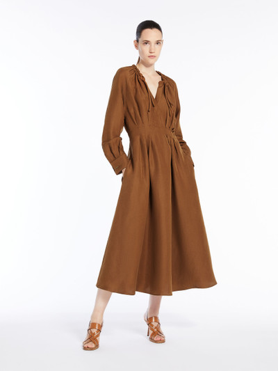 Max Mara Feminine dress in linen and silk outlook