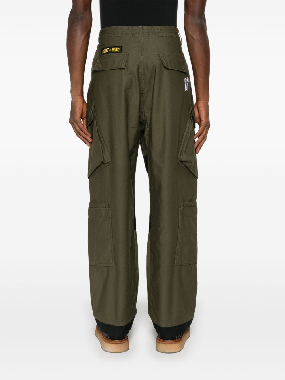 patch cargo pants - 4