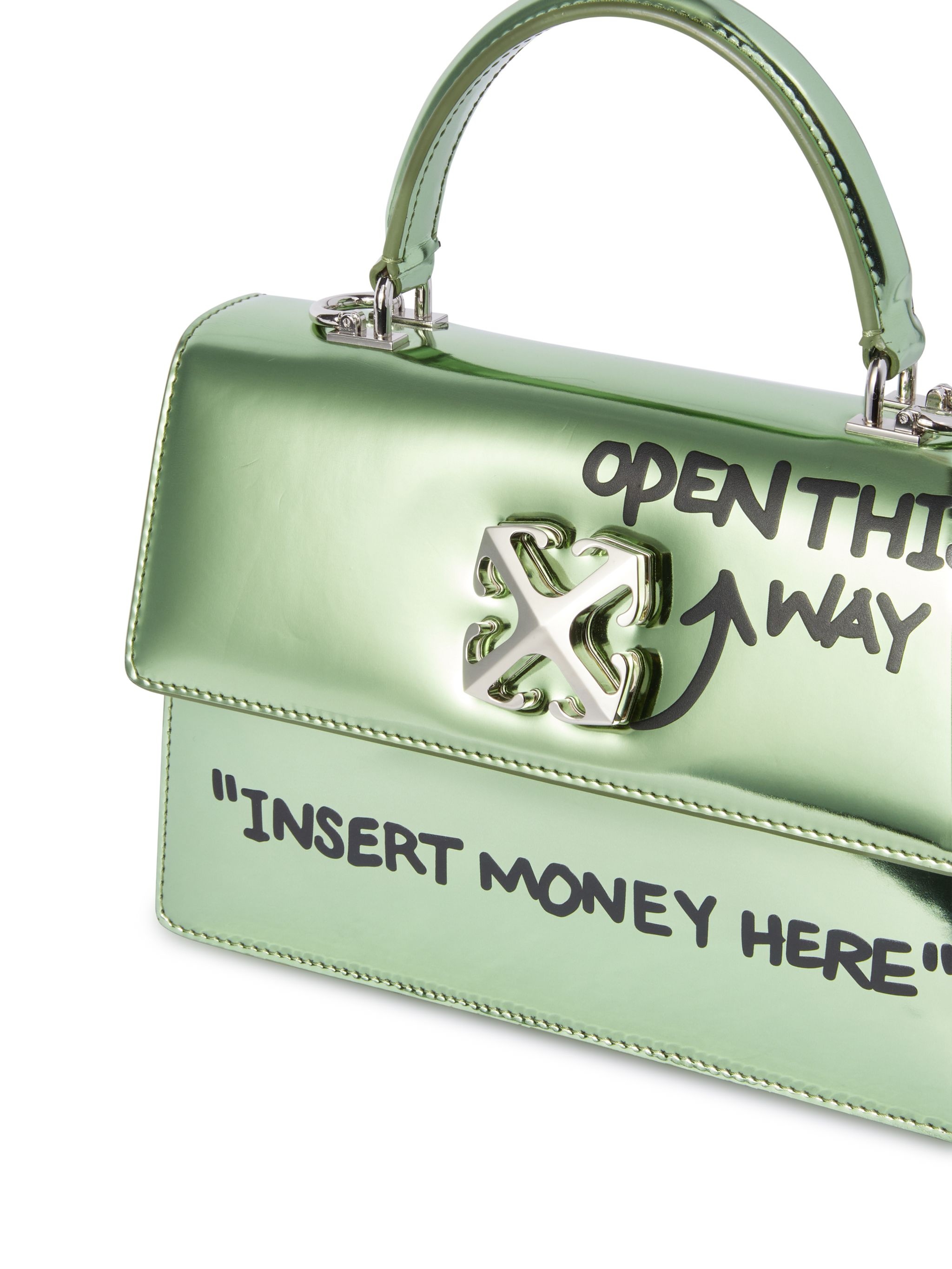 Green Jitney 1.4 Quote Top Handle Bag - 6