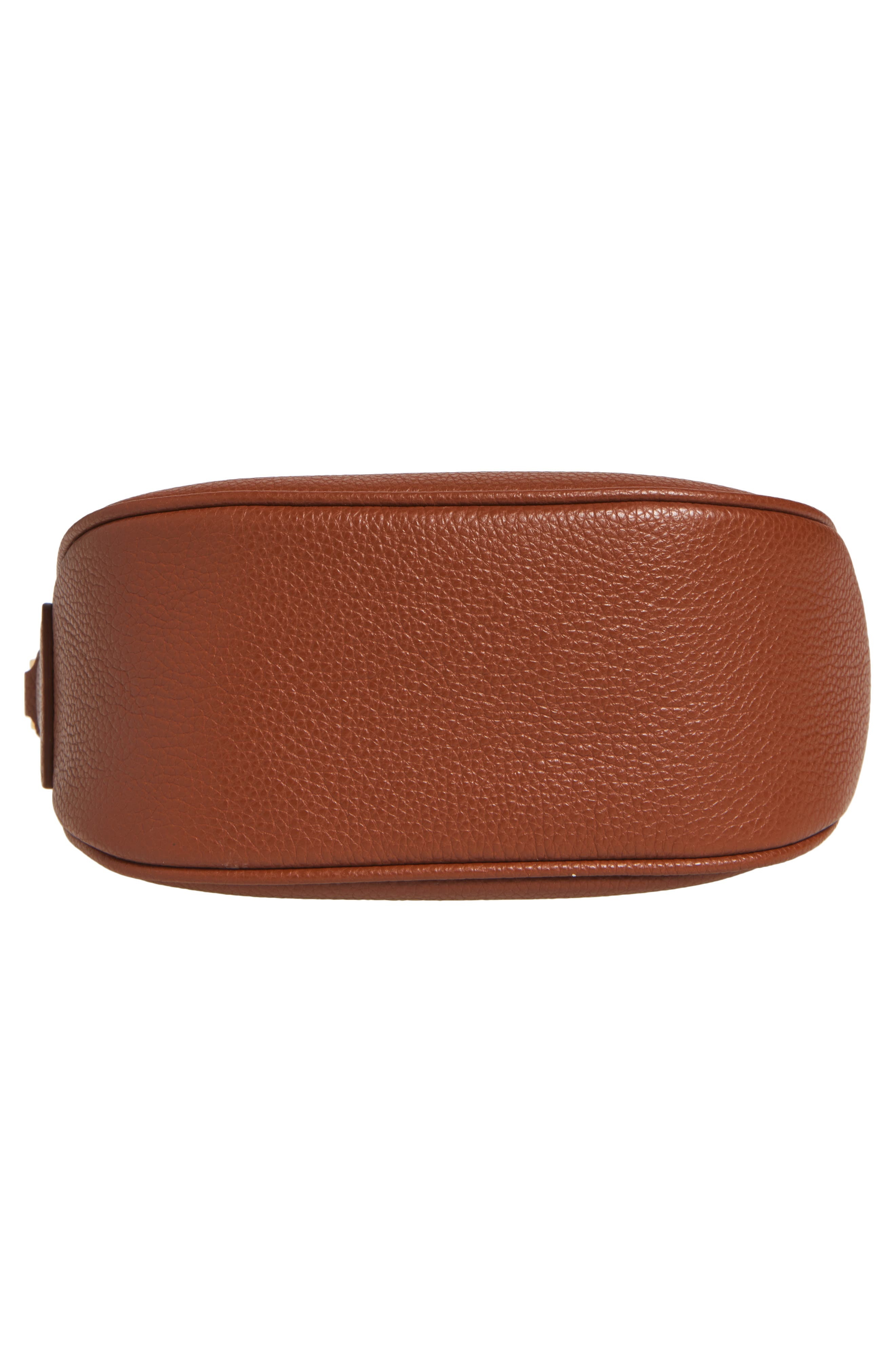 FERRAGAMO Mini Smile Leather Top Handle Bag in New Cognac at Nordstrom - 6