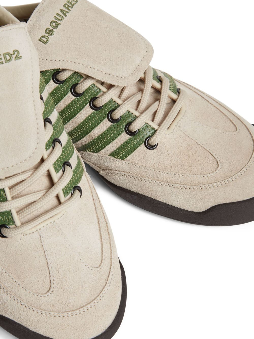 logo-embroidered sneakers - 4