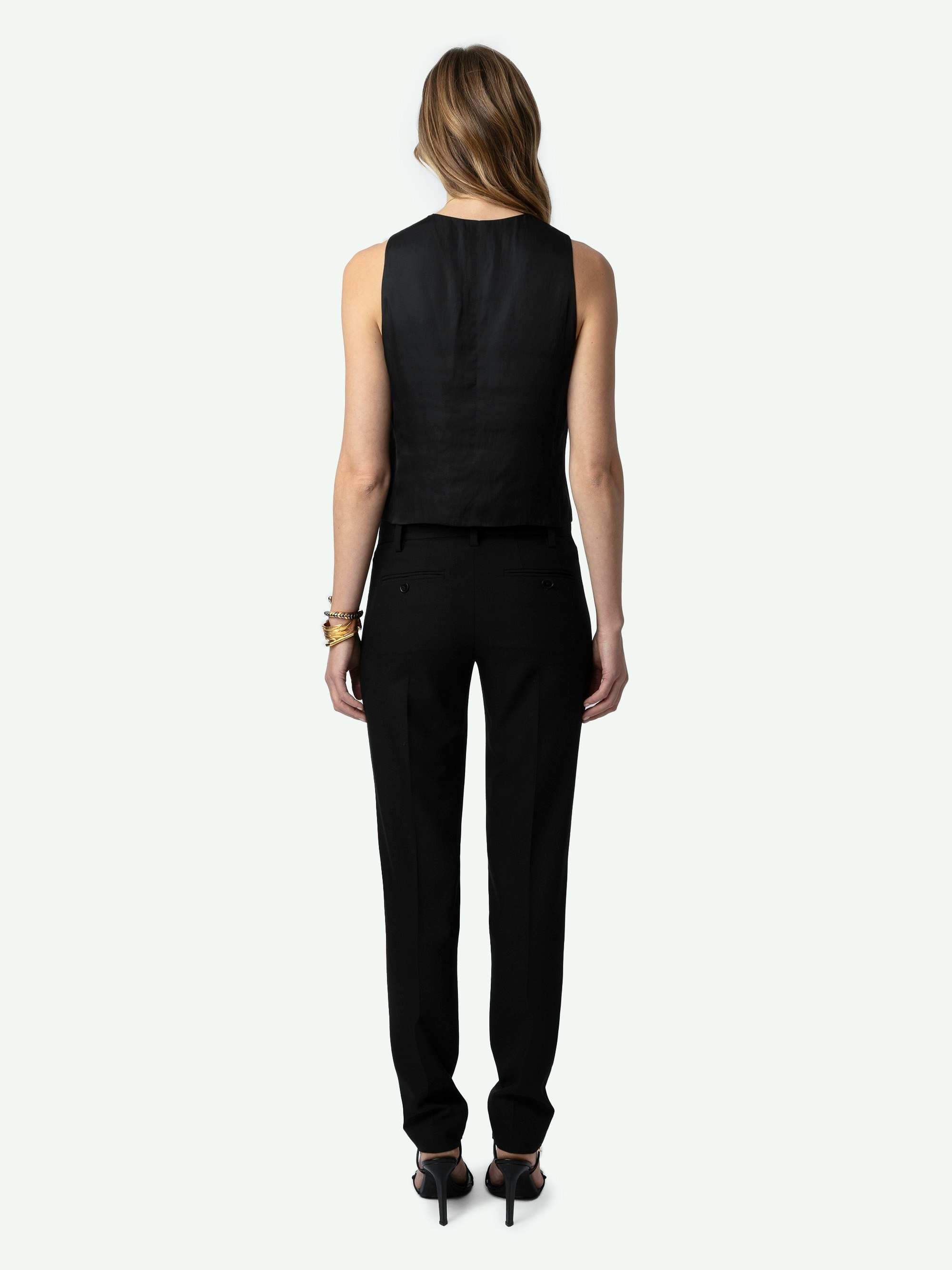 Emaux Satin Top - 3