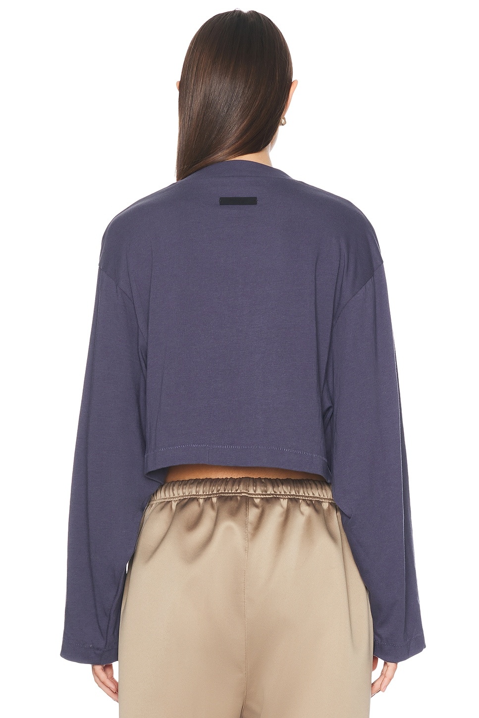 Cropped Long Sleeve T-Shirt - 3
