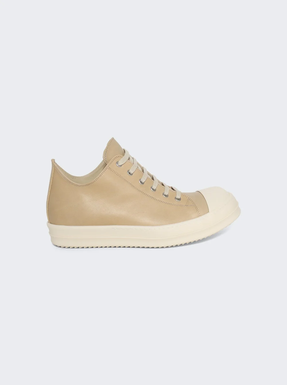 Hollywood Leather Low Sneakers Parchment And Milk - 1