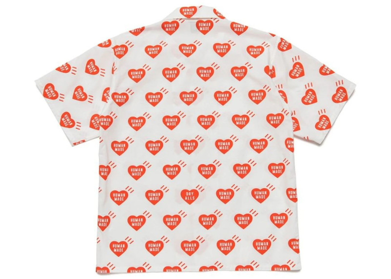 Human Made Human Made Heart Aloha Shirt White outlook