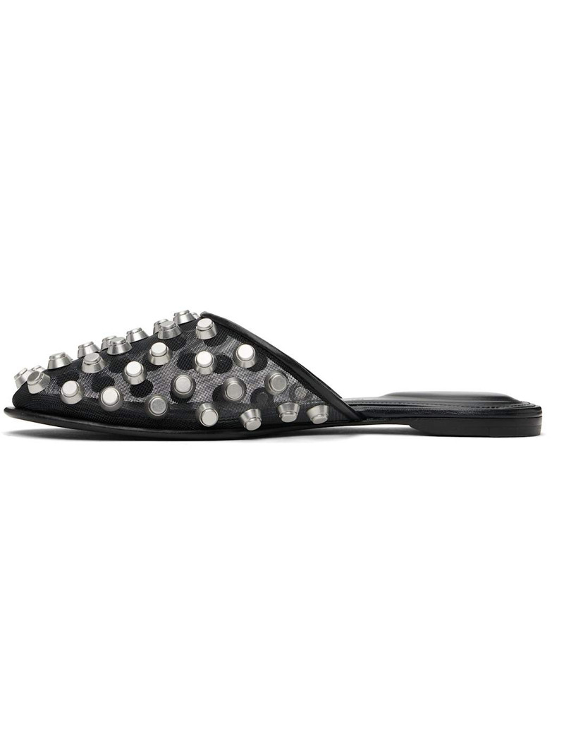 Black Rhodes Flat Slippers 3