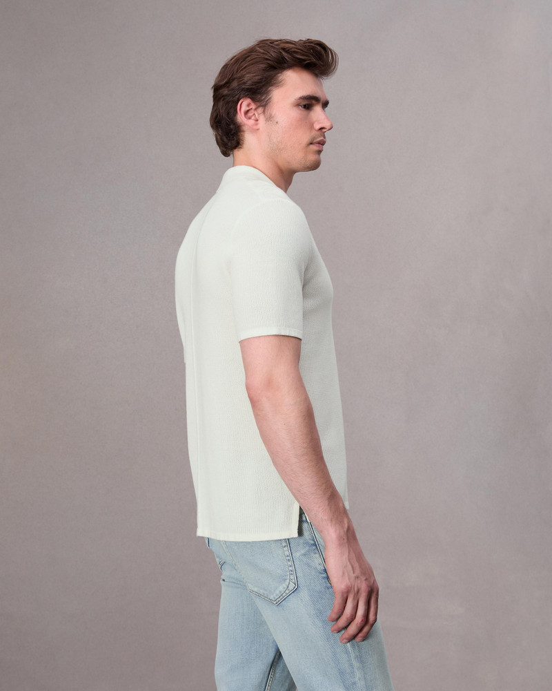 Harvey Cotton Knit Short Sleeve Polo Classic Fit Polo 4