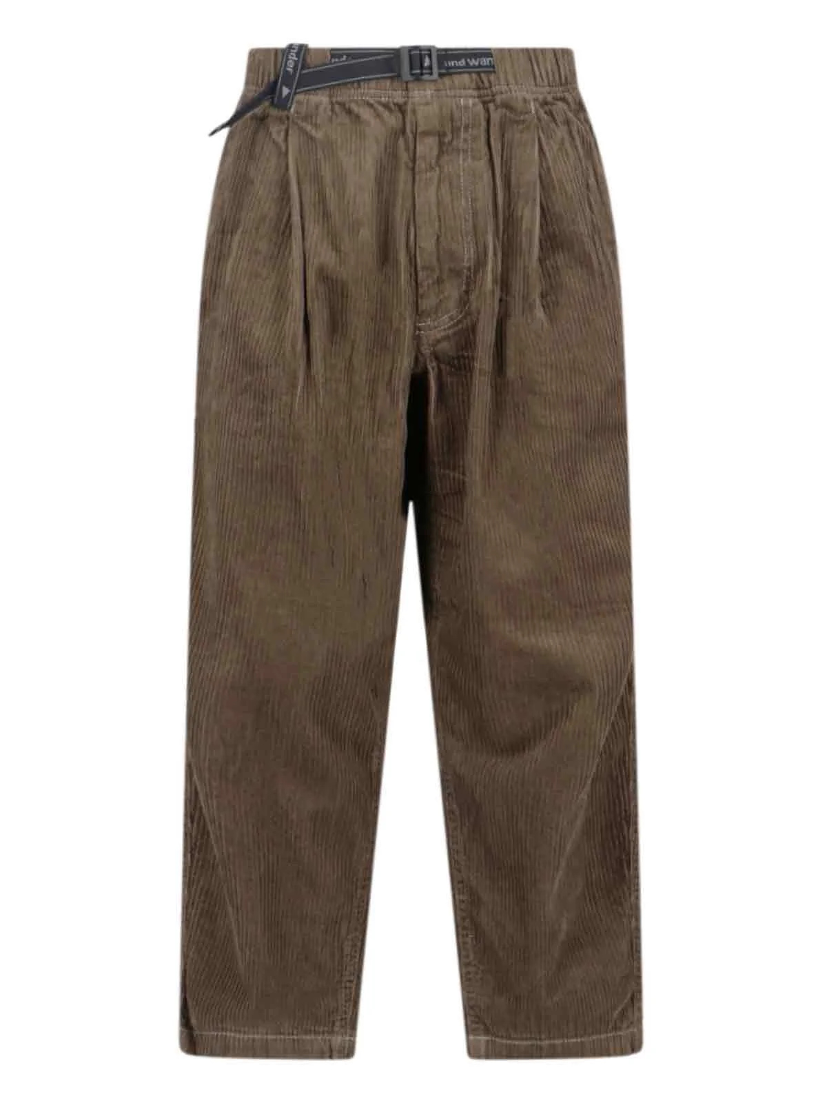 CORDUROY PANTS WITH BELT - 1