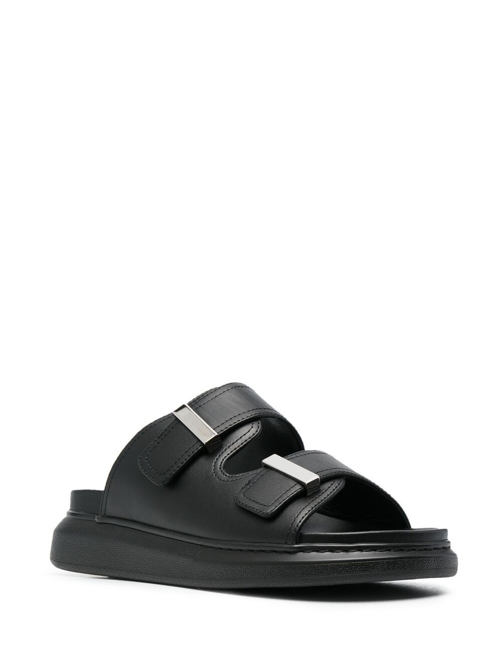 Oversize leather sandals - 2