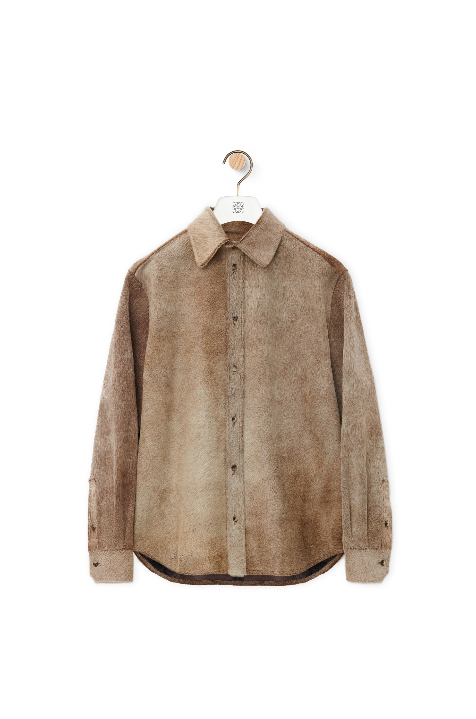Overshirt in calf hair - 1