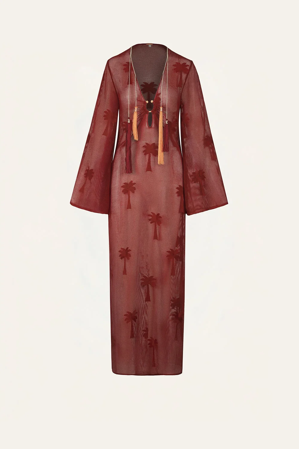 Palm Veil Tunic Dress - 1