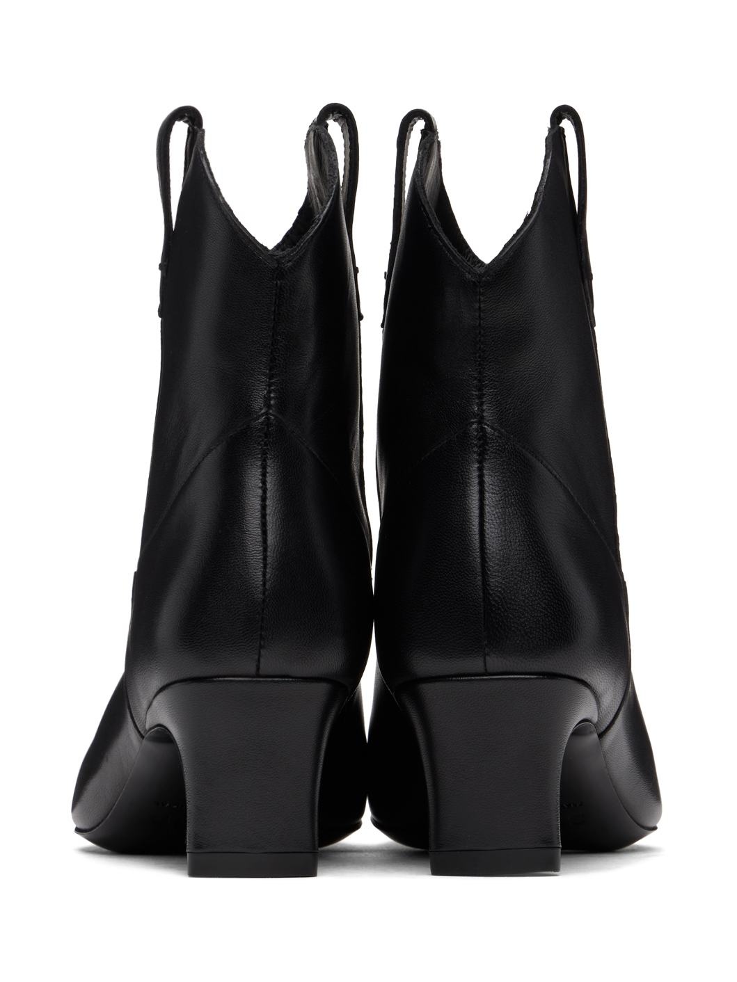 Black Western Wally Boots - 2