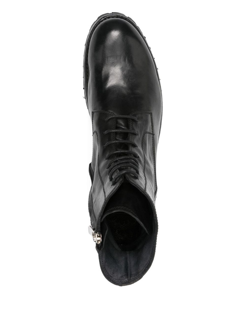 Ikonic 001 lace-up zip boots 4