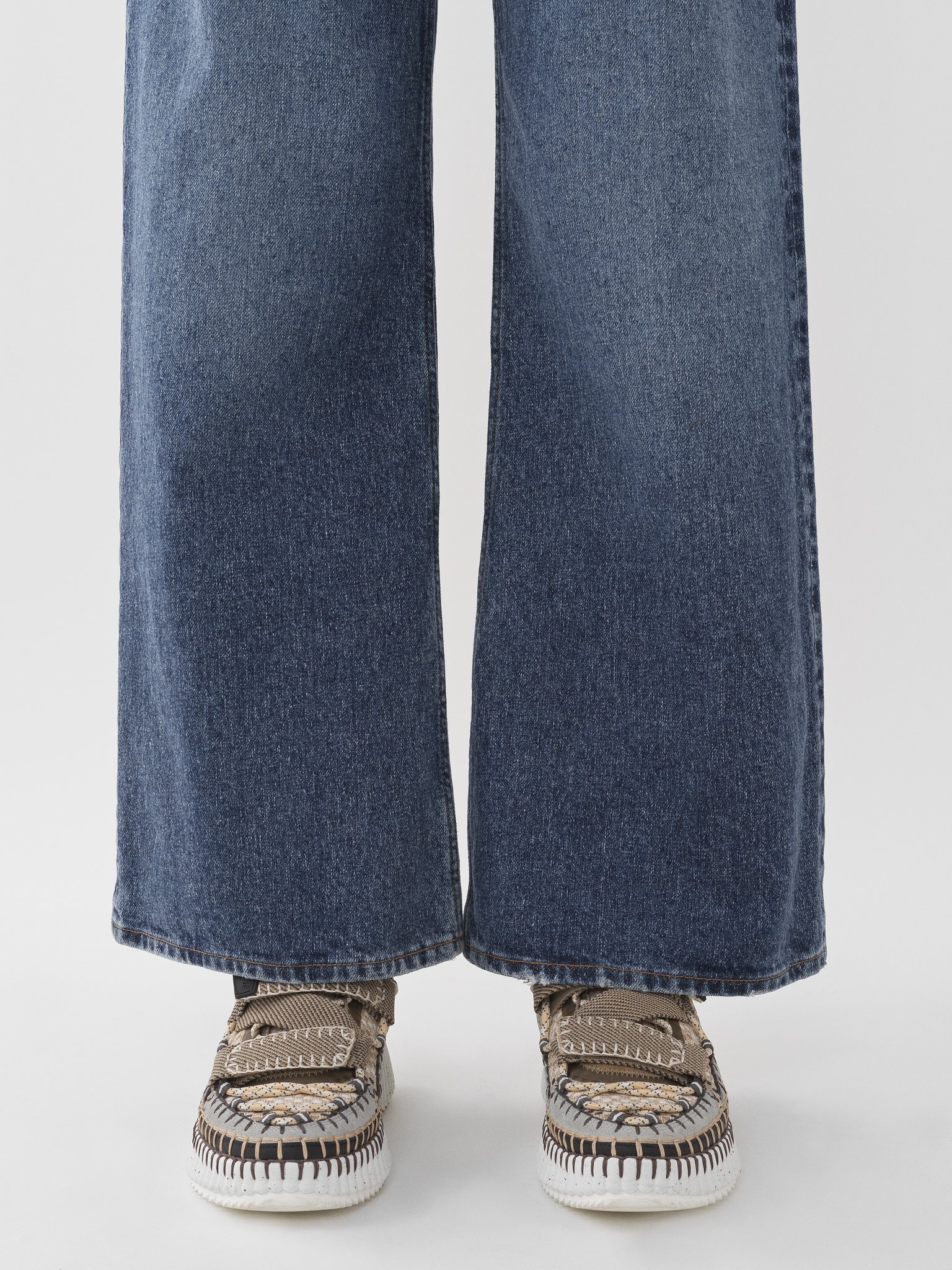 "STROMBOLI" WIDE CROPPED JEANS - 6