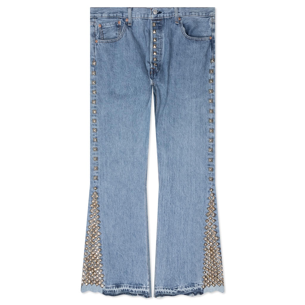 STUDDED LA FLARE - INDIGO - 1