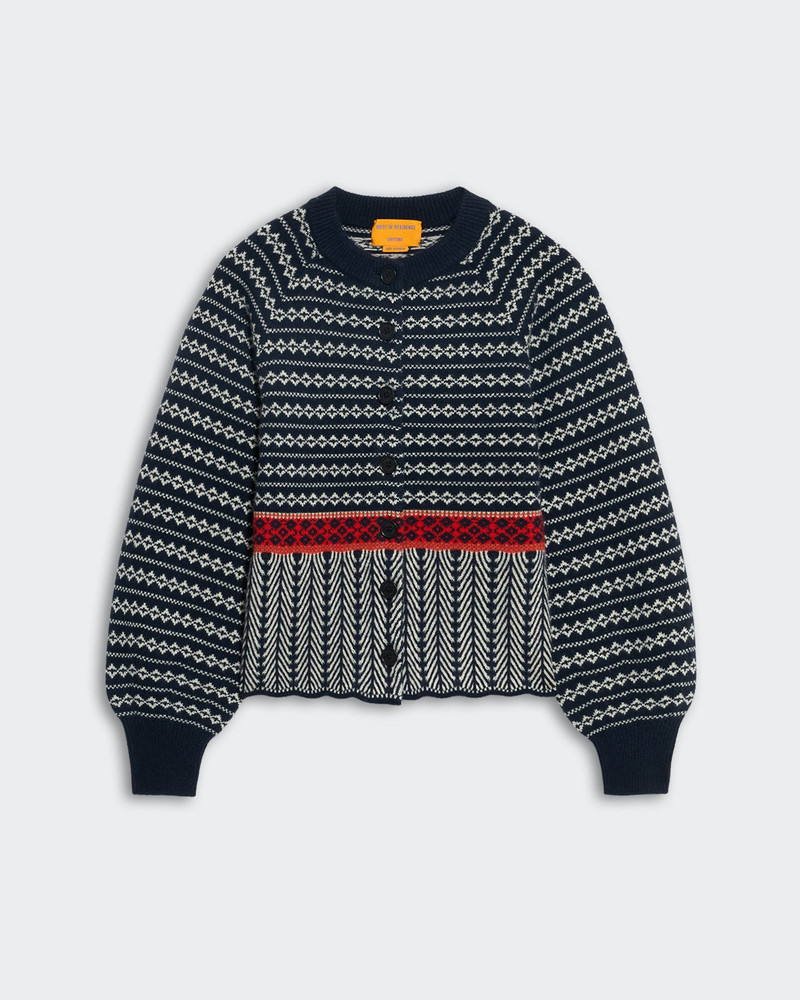 Fair Isle Sculpted Cardigan 1