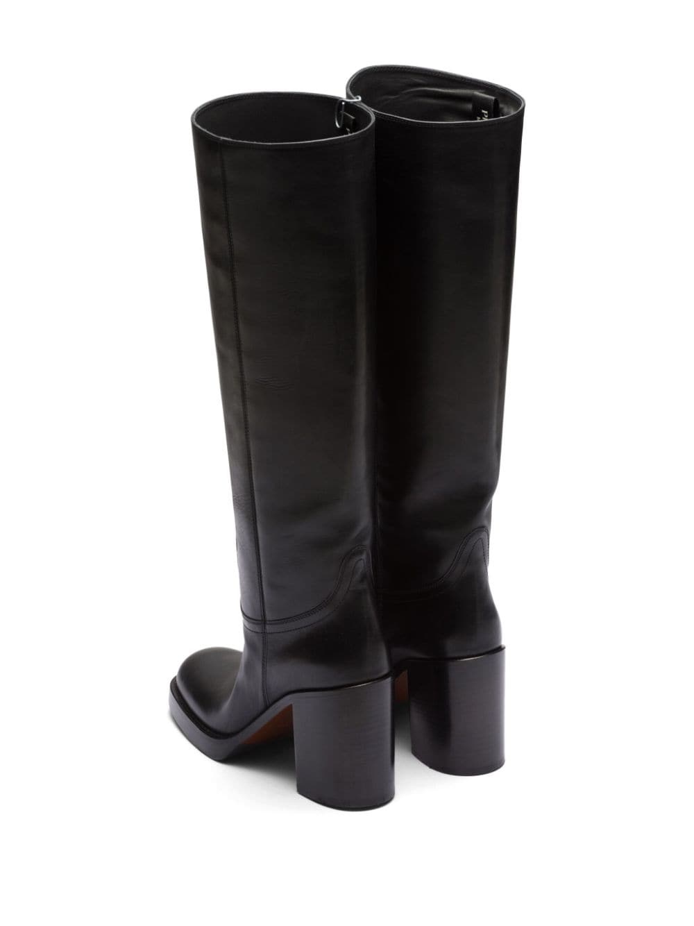 90mm knee-high leather boots - 3