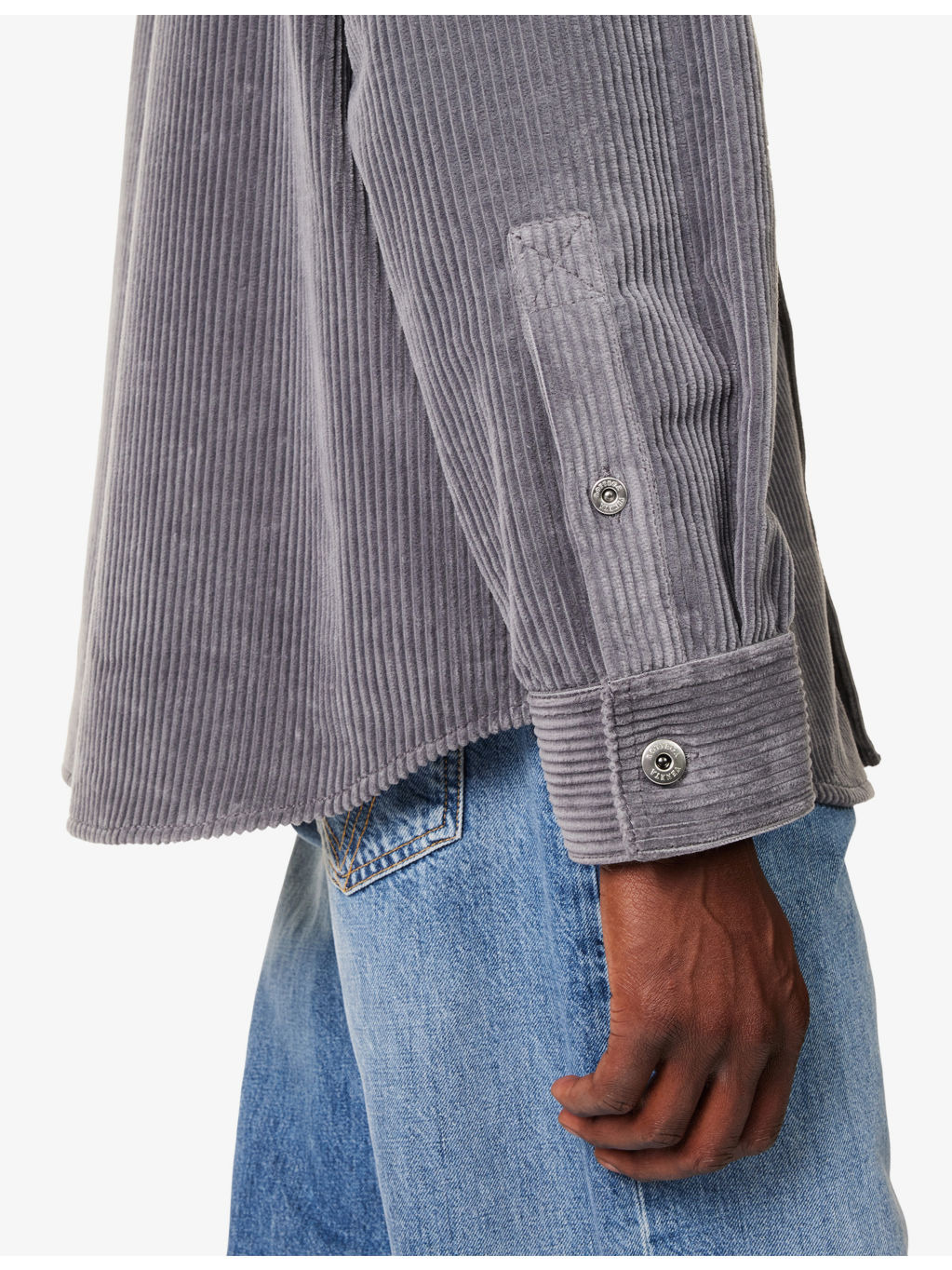 Corduroy Long-Sleeve Cotton Shirt - 6