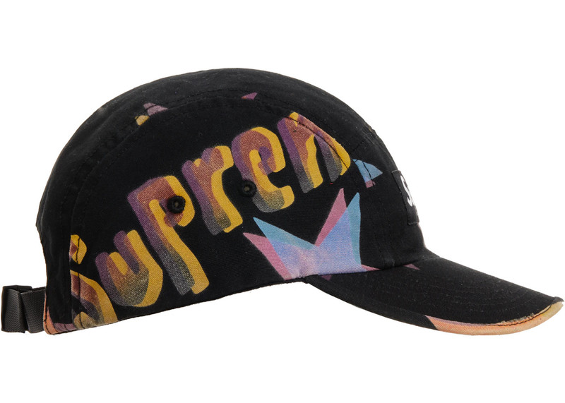 Supreme Supreme Gonz Stars Camp Cap Black outlook