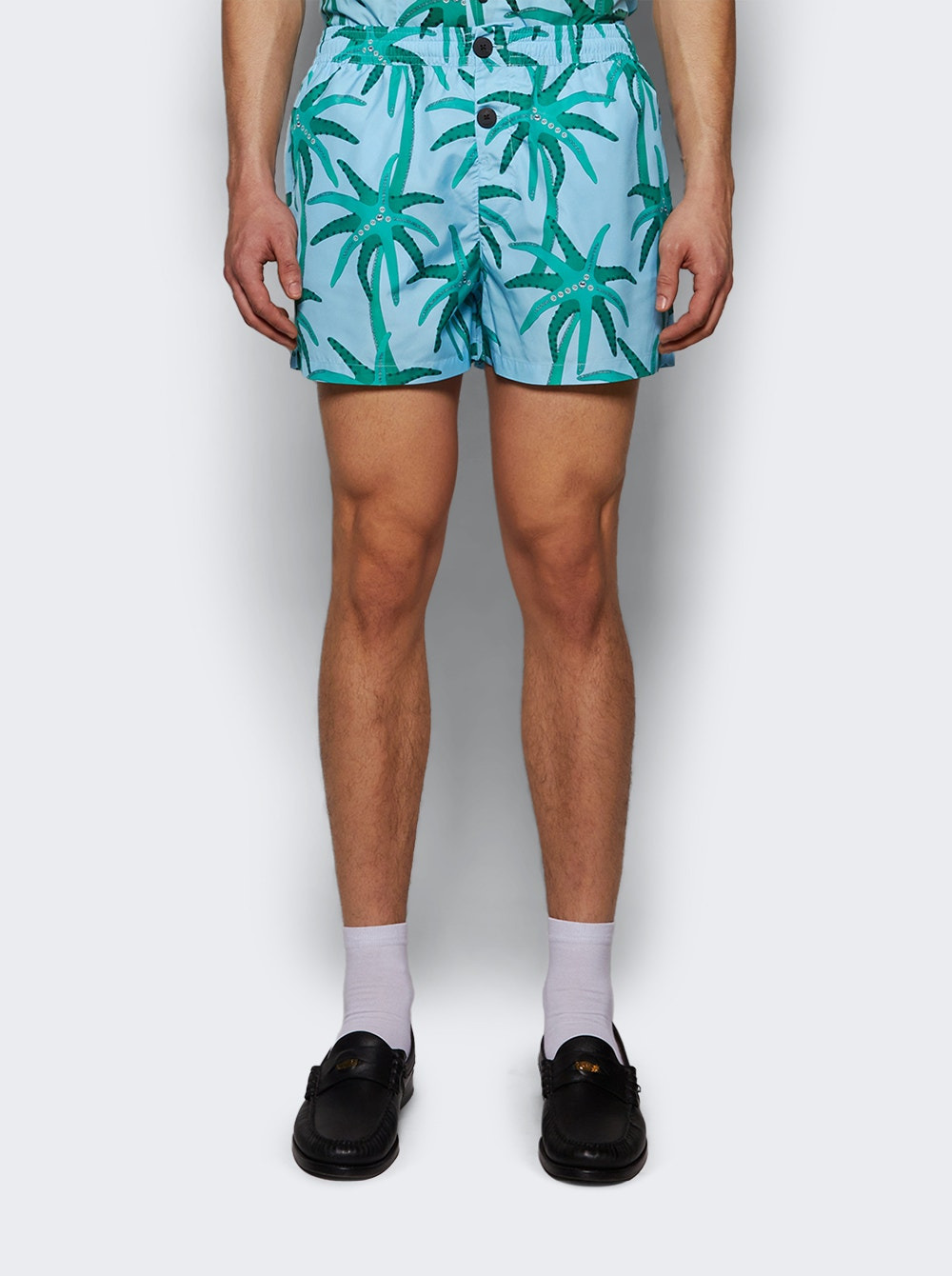 Puntini Swimwear Palm Trees Star Blue - 2