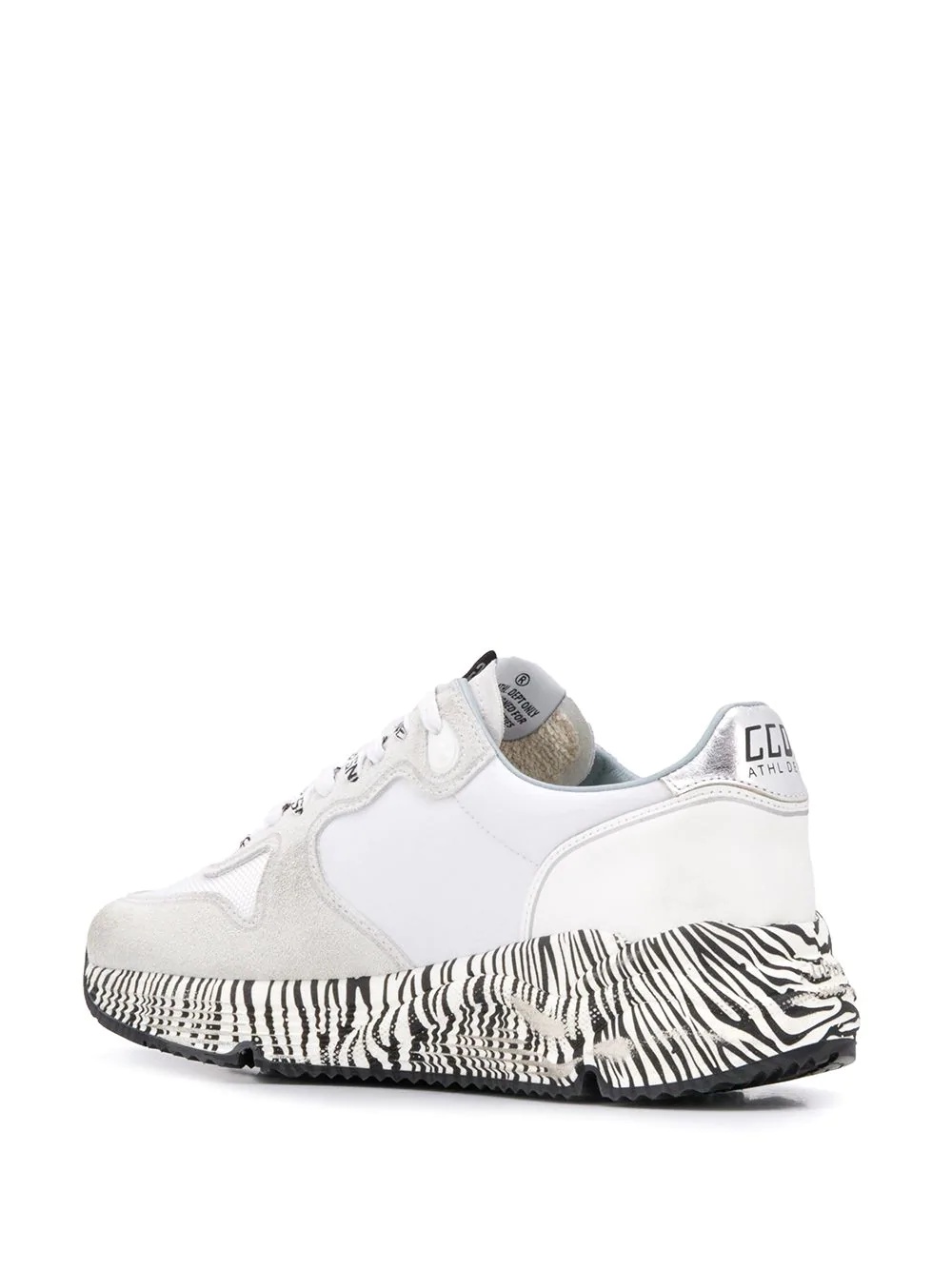 zebra print Running Sole sneakers - 3