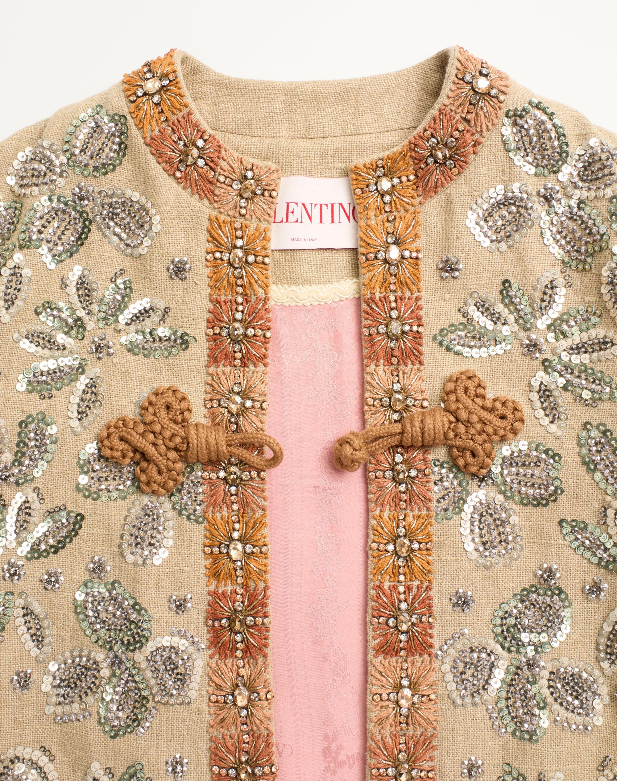 EMBROIDERED LINEN JACKET - 4