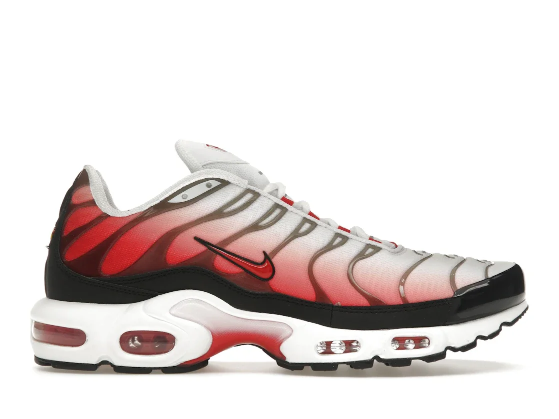 Nike Air Max Plus White Black University Red - 1