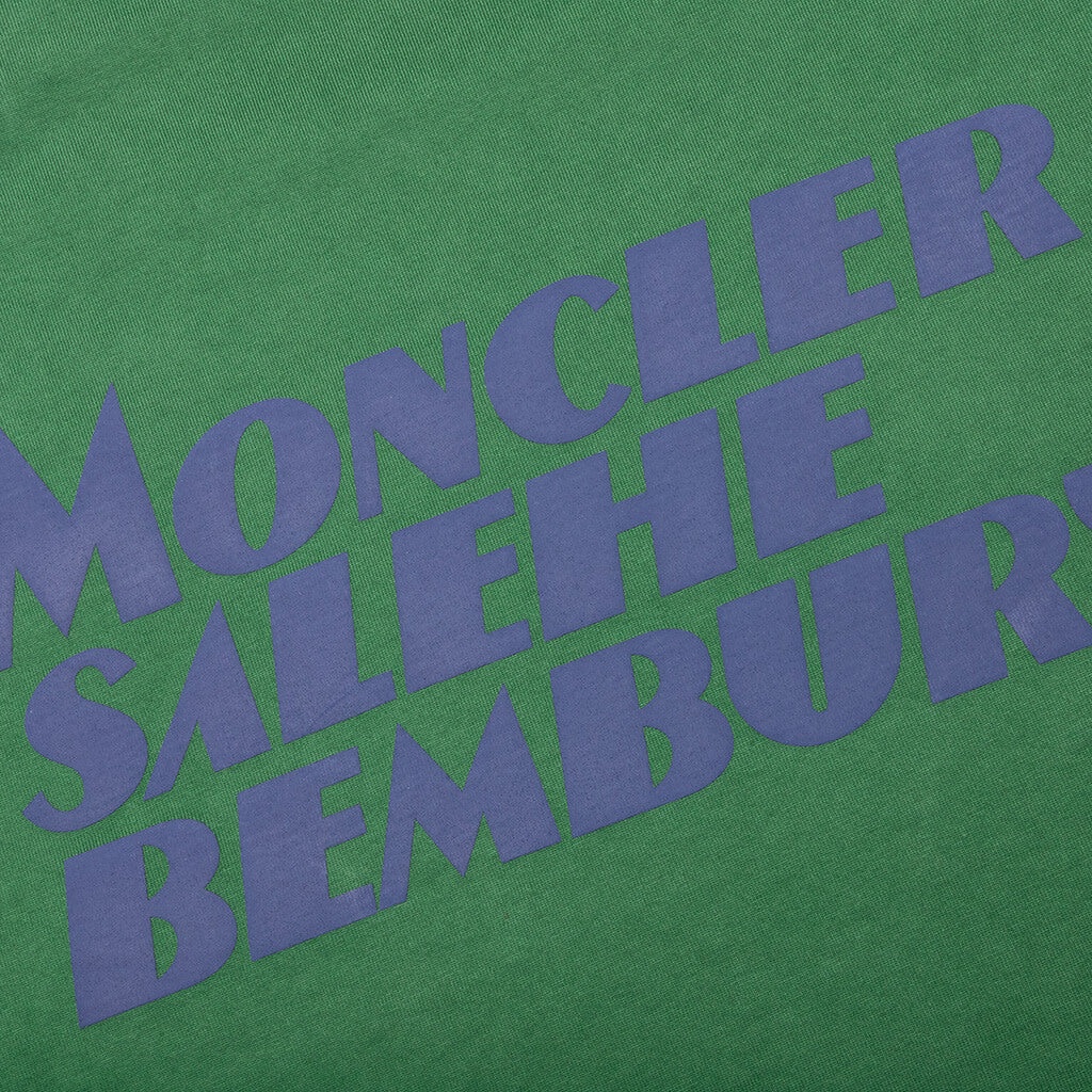 MONCLER GENIUS X SALEHE BEMBURY LOGO T-SHIRT - OLIVE - 3