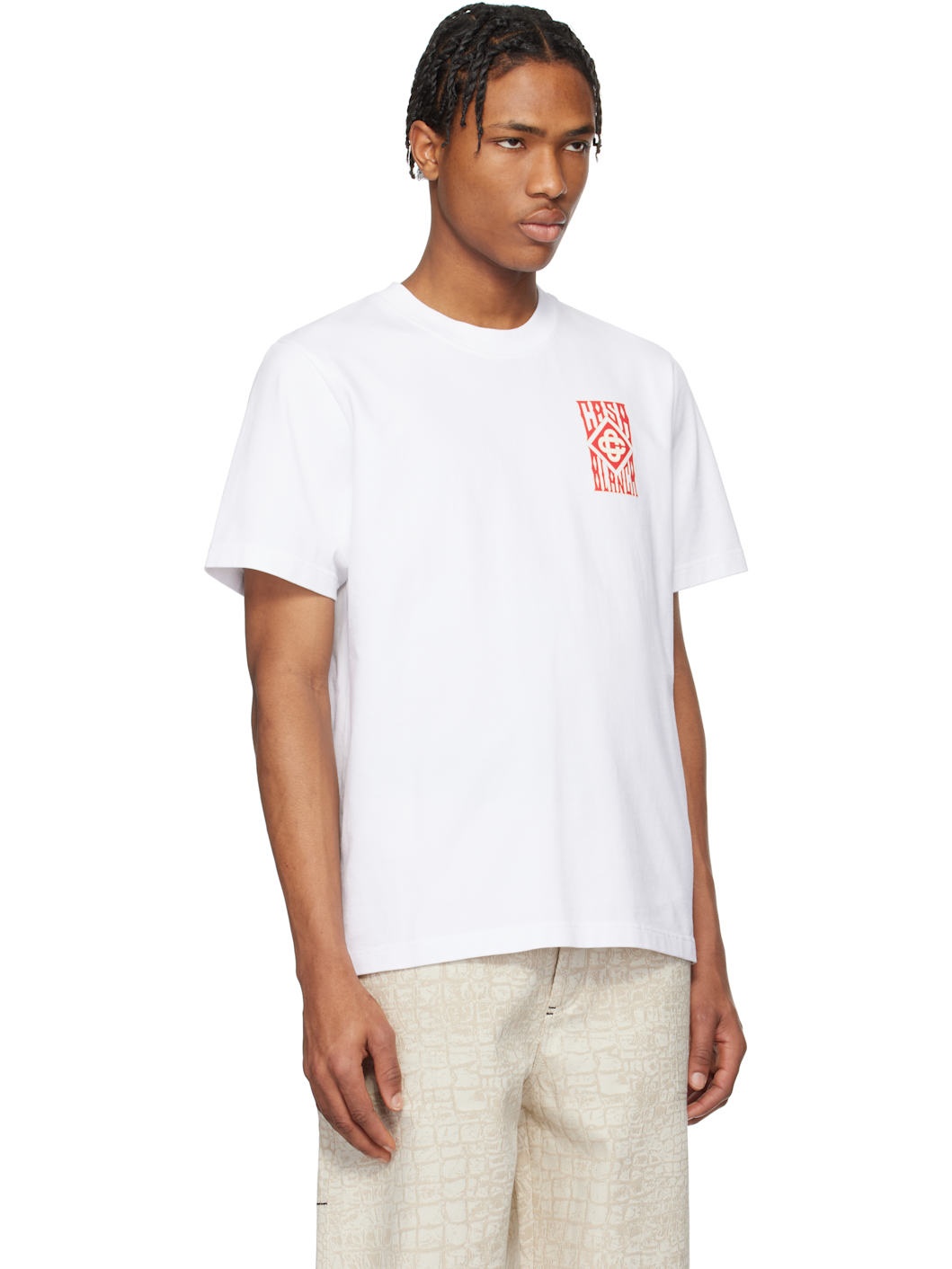 White Gothic Logo T-shirt - 2