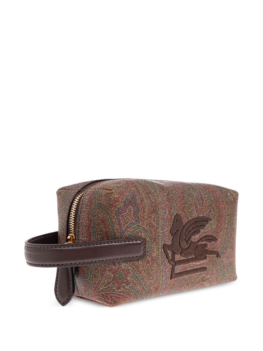 paisley-patterned wash bag - 3