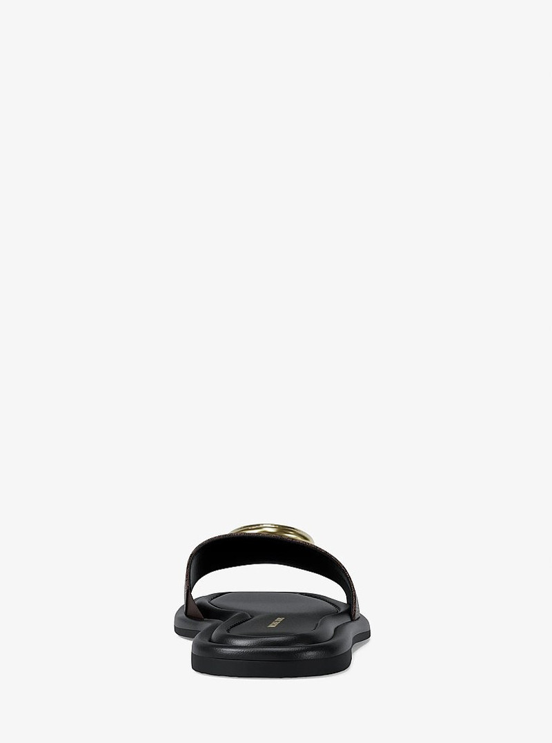 Milan Signature Logo Slide Sandal 4
