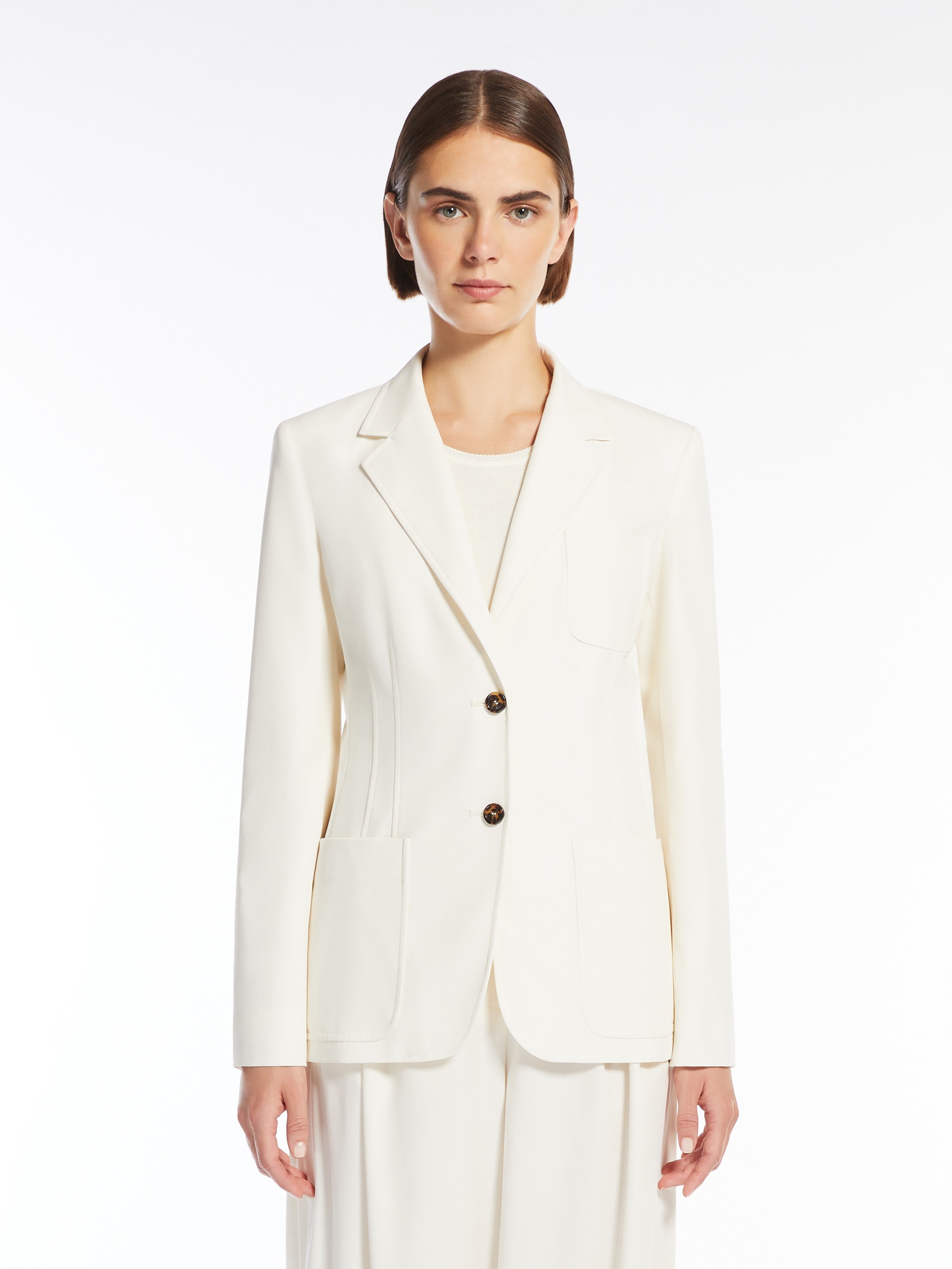 ABETAIA Fitted cotton blazer - 3