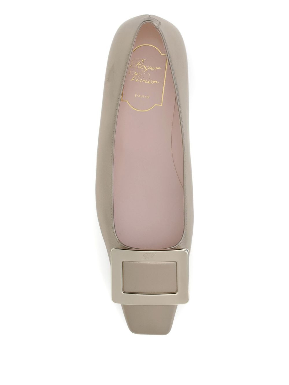 buckle square-toe ballerinas - 4